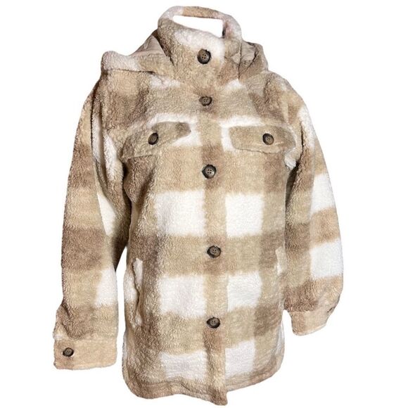 Koolaburra by UGG Sherpa Shacket with Removable Hood - Picture 5 of 9